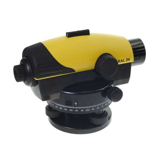 rabo construction leveling device RAL24, with magnetically damped compensator