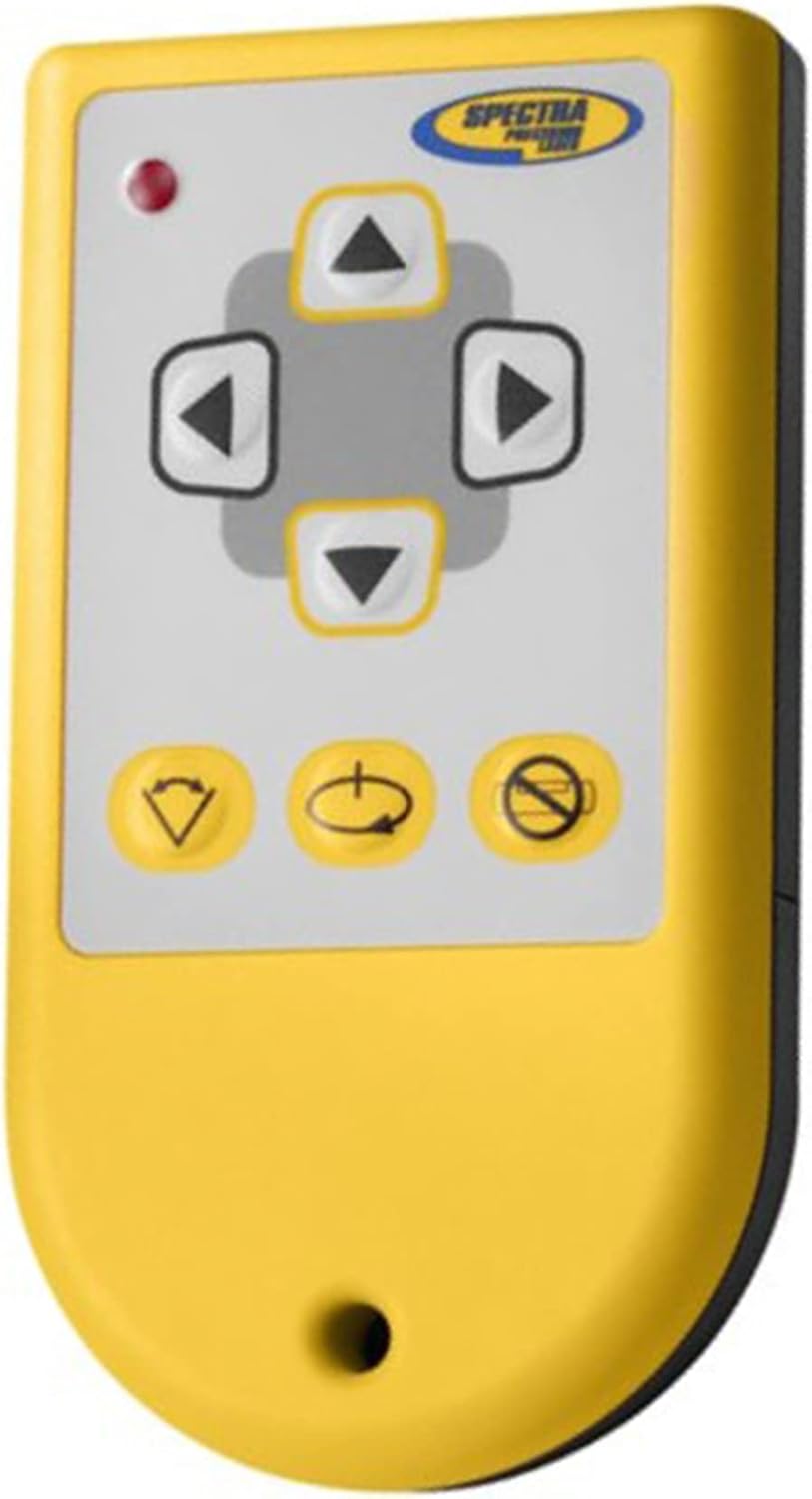 Spectra Precision RC601 Fernbedienung für HV101 HV301 HV401 LL100 LL100N LL300 LL300N LL400 Rotationslaser, IR Remote Steuerung für präzise Laserbedienung auf Baustellen und Vermessung