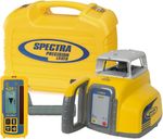 SPECTRA PRECISION LL300N-4 Rotationslaser-Set | Selbstnivellierender Baulaser für mittelgroße Baustellen inklusive Handempfänger HL450 im kl