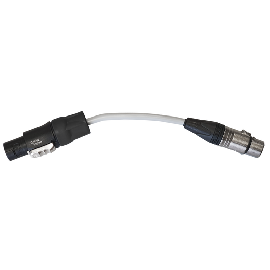 Adapter XLR weiblich auf SPO (SpeakON) männlich