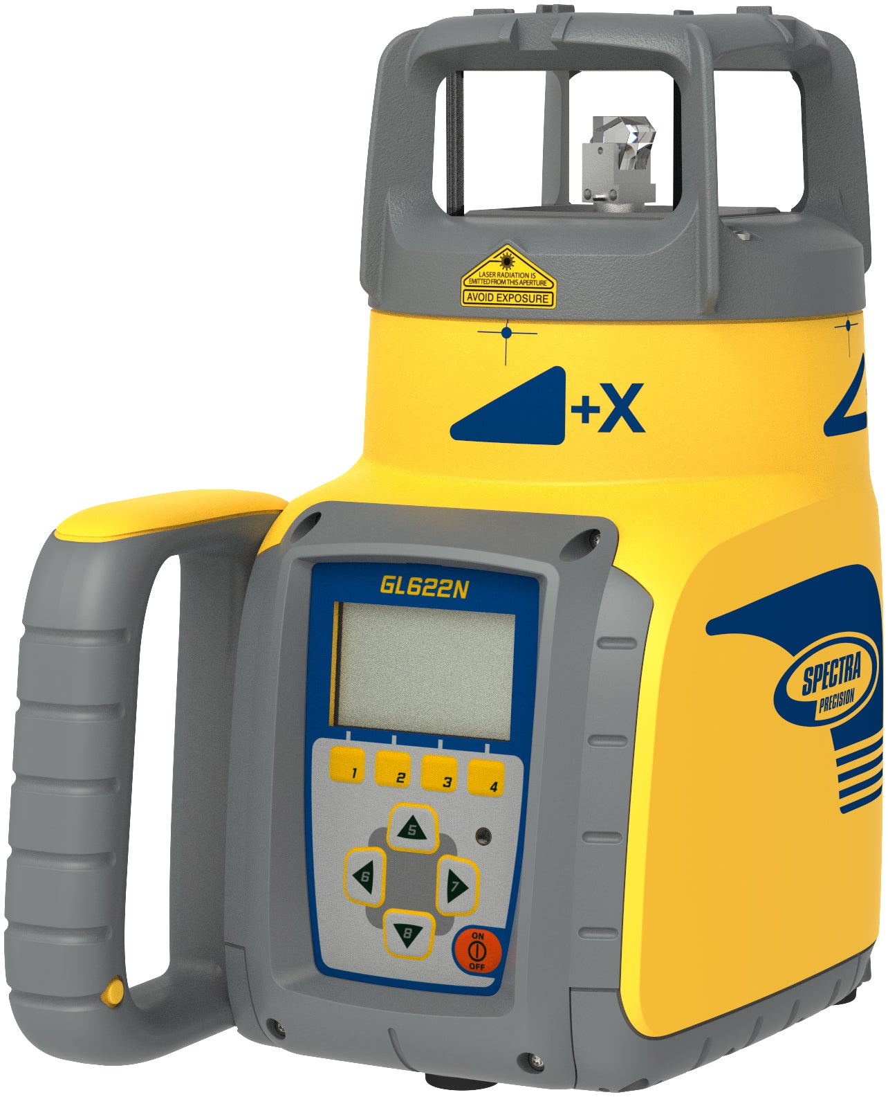 Spectra fully automatic 2-axis grade laser SpectraPrecision GL622N, incl. HL760, radio remote control RC402N