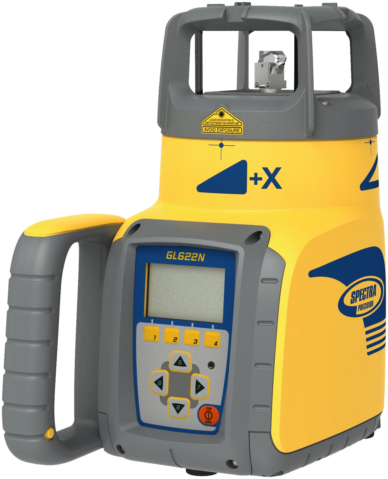 Spectra fully automatic 2-axis grade laser SpectraPrecision GL622N, incl. HL760, radio remote control RC402N