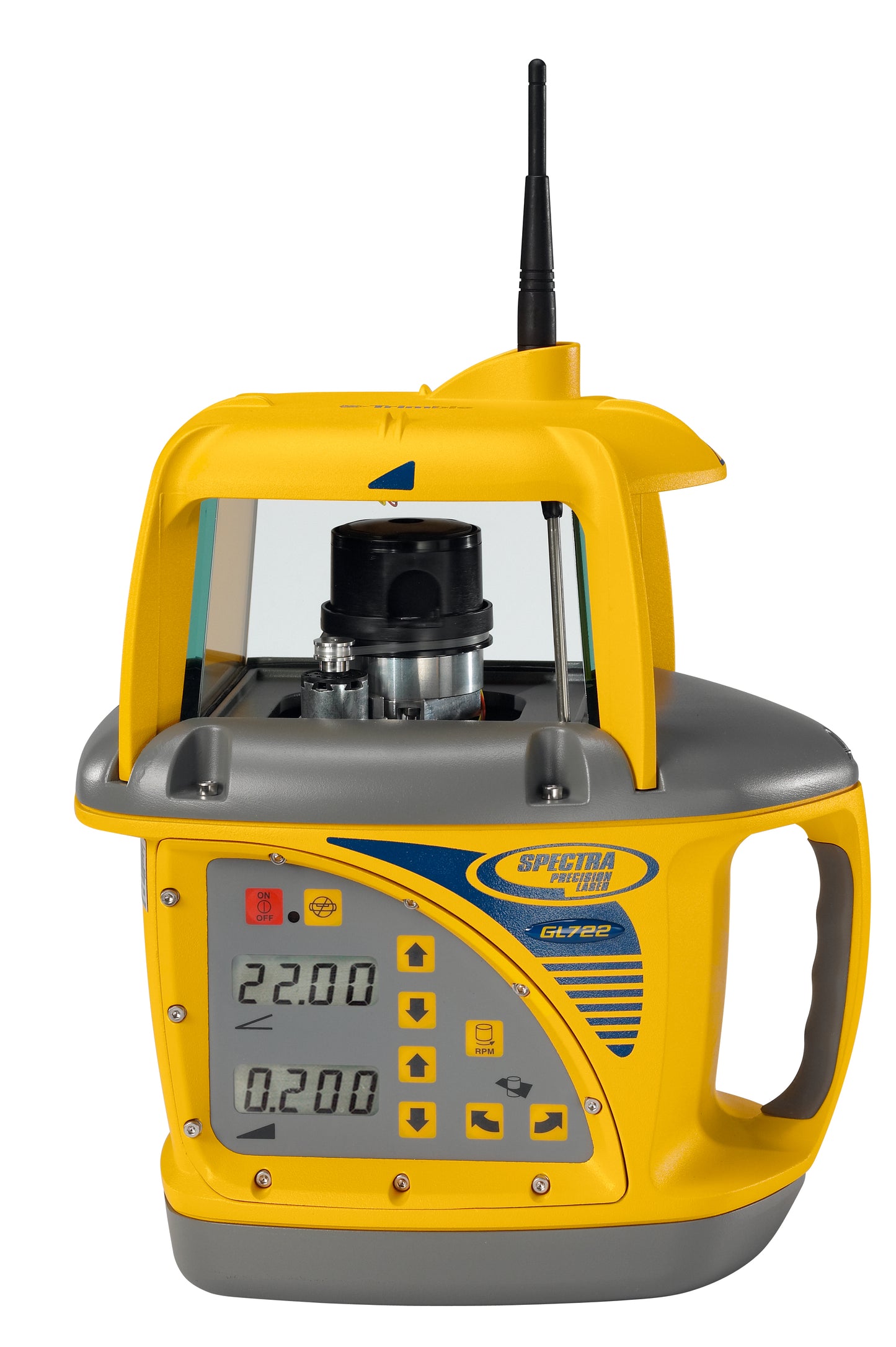 Spectra Precision GL722 Zweineigungslaser mit Fernbedienung RC703 – für Erd- und Straßenbau