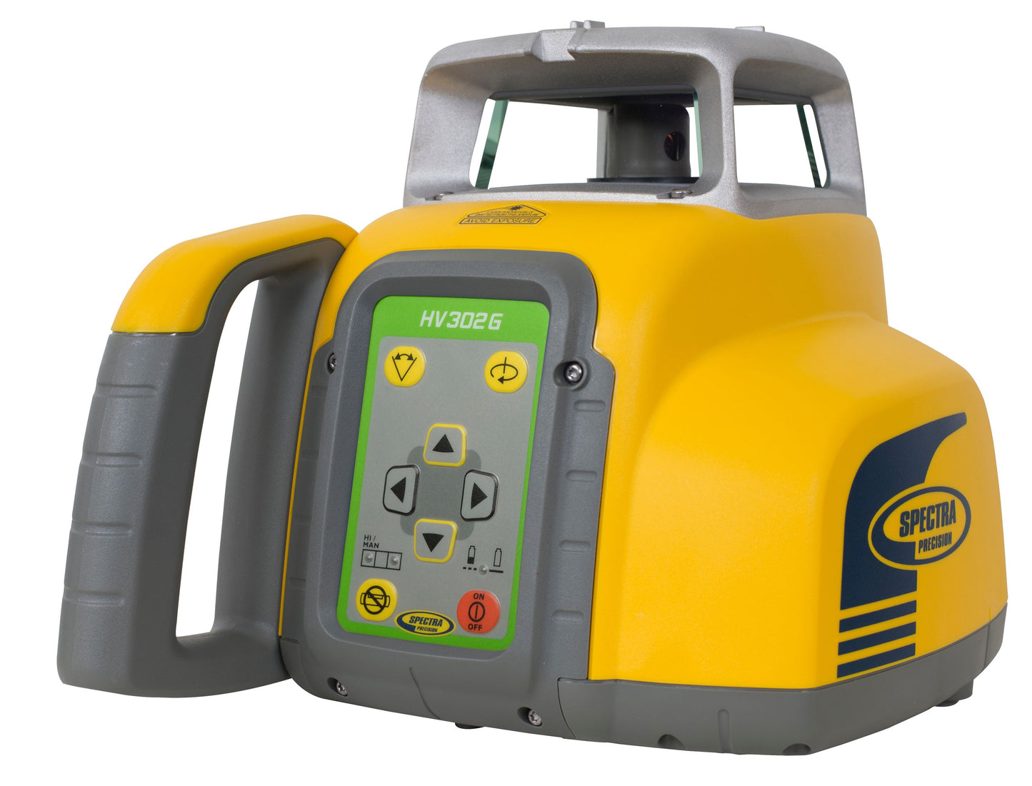 Spectra vollautomatischer Horizontal-/ Vertikallaser SpectraPrecision HV302G-1, grüner Laserstrahl, inkl. Funkfernbedienung RC402N