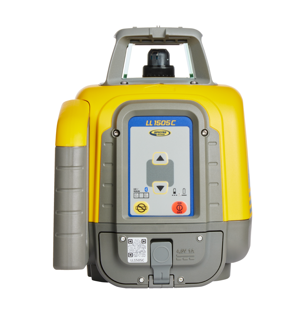 Spectra Rotationslaser LL1505C-BCC, Horizontallaser als Grundgerät mit NiMH-Akkus, Ladegerät und kompaktem Koffer