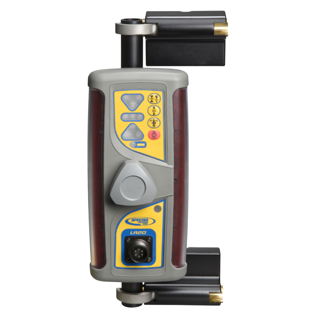 Spectra Maschinenempfänger LR20 mit Lotanzeige 203mm vertikaler Empfangsbereich, inkl. Halterung