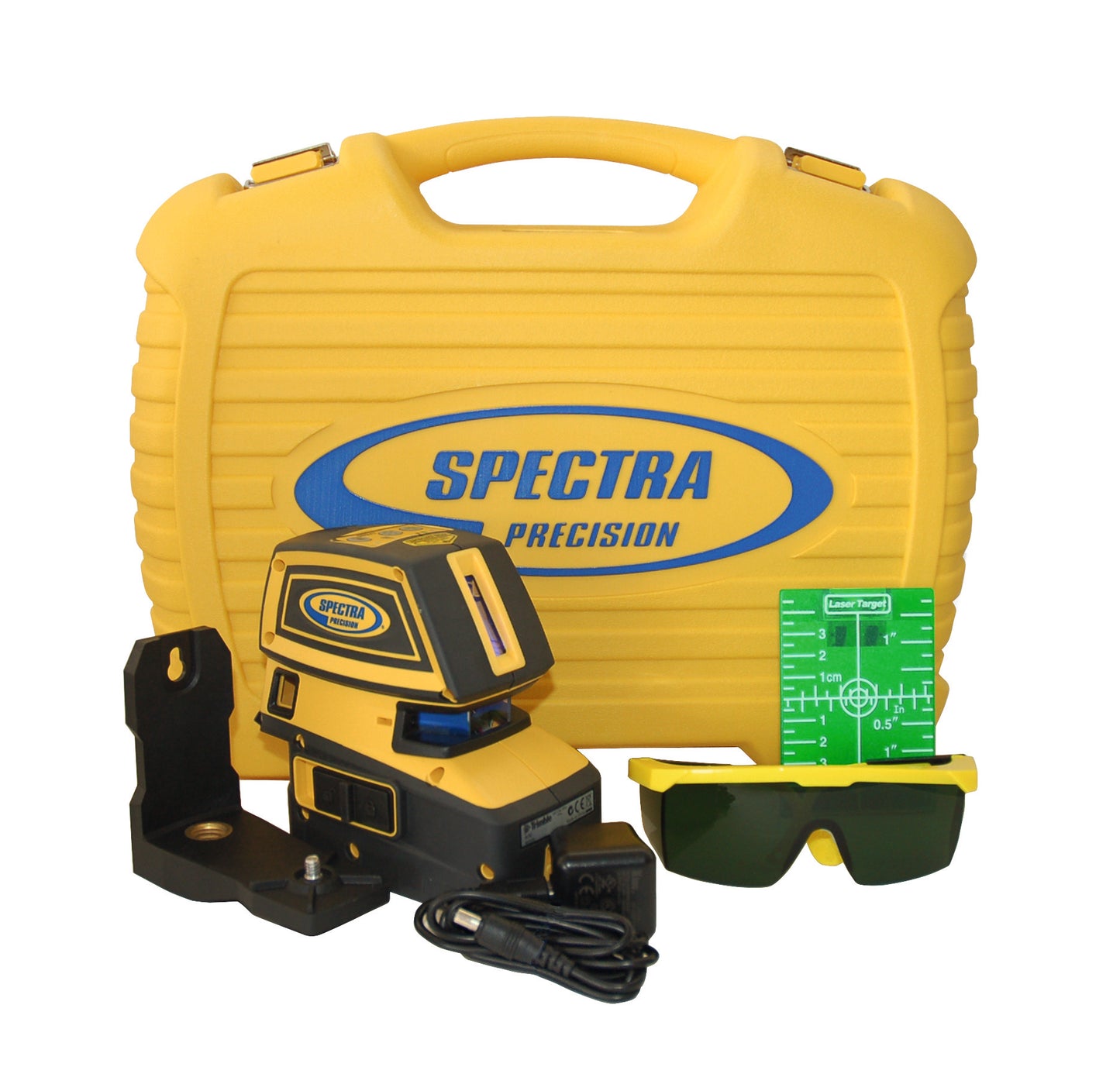 Spectra selbstnivellierender Punkt- und Linienlaser SpectraPrecision LT52G, grüner Laserstrahl