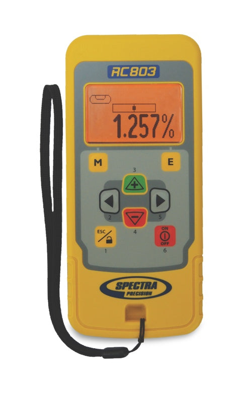 Spectra Kanalbaulaser SpectraPrecision DG613, Reichweite bis 150m, Fluchtungsmodus, inkl. Funk- / IR-Fernbedienung RC803, Zieltafelständer,