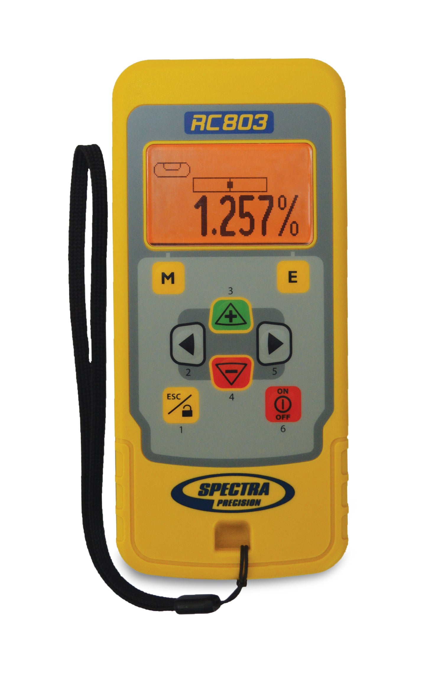Spectra pipe construction laser SpectraPrecision DG813, automatic alignment, including radio remote control RC803, transporter ST802 and spot finder SF803