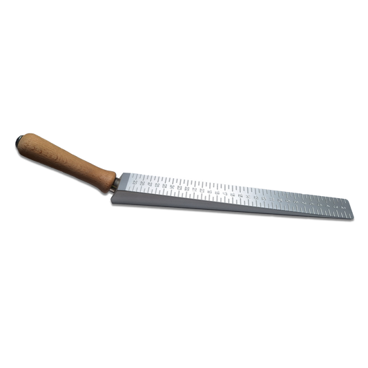 rabo measuring wedge light metal with wooden handle, 0.5-27mm