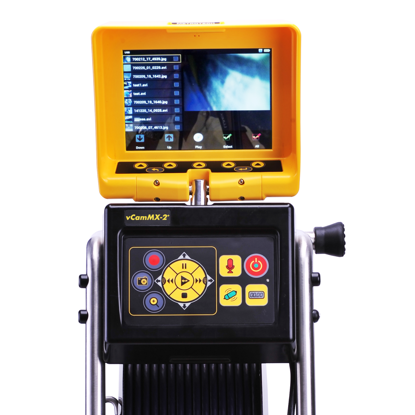vCamMX-2 Kompakt-Schiebekamera-System 45m, Kamerakopf D26-HD