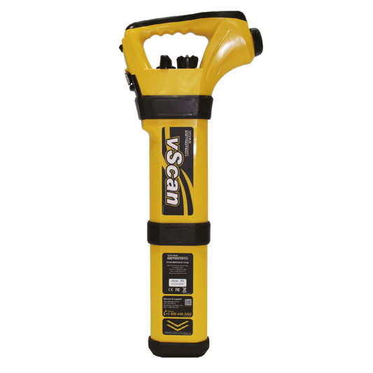Cable detector with metal detection function vScanM receiver Rx with digital depth measurement