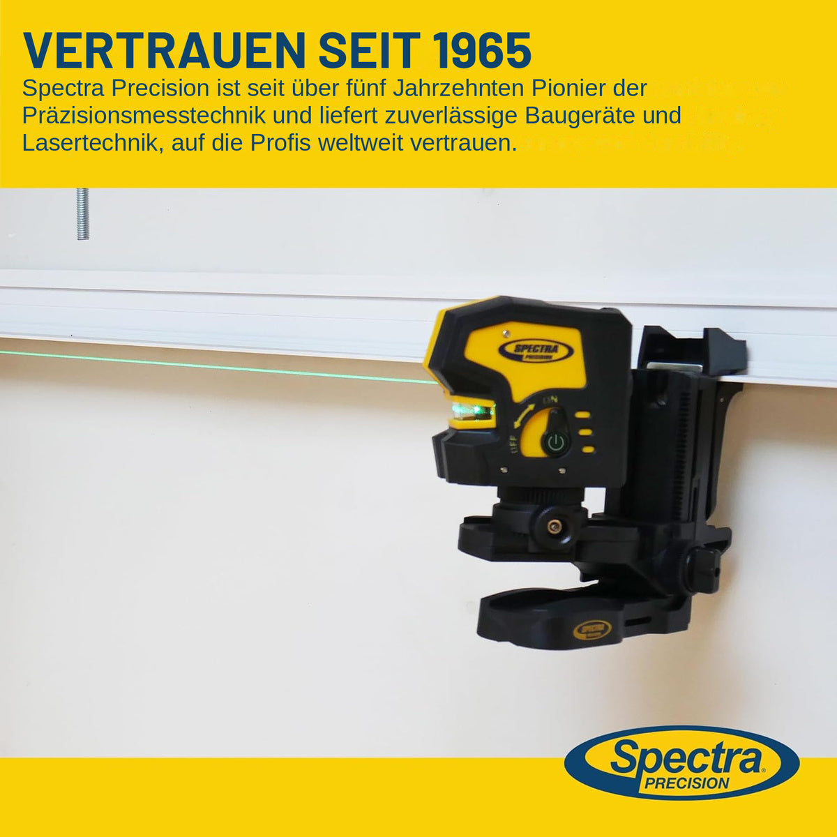 Spectra Precision LT20XG Kreuzlinienlaser – grüner Laser, selbstnivellierend