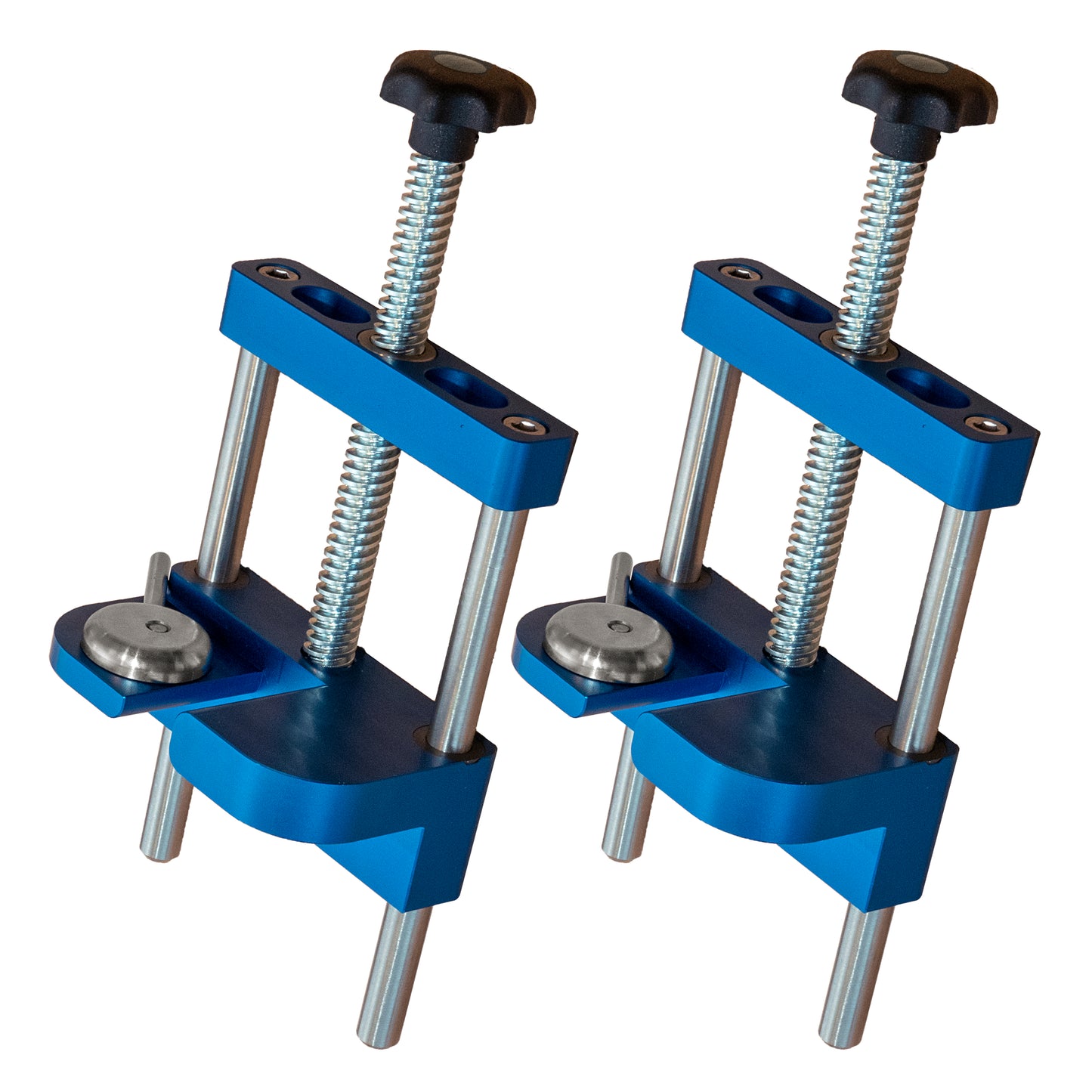 rabo Nivelierböcke zum Ausrichten der Grundschienen | Höhenverstellung 0-10cm in Höhe und Waage durch eine robuste Trapezgewindespindel (1 Paar)