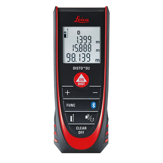 Entfernungsmesser Leica Disto D2 | Präziser Laserdistanzmesser für Innenmessungen und professionelles Aufmaß