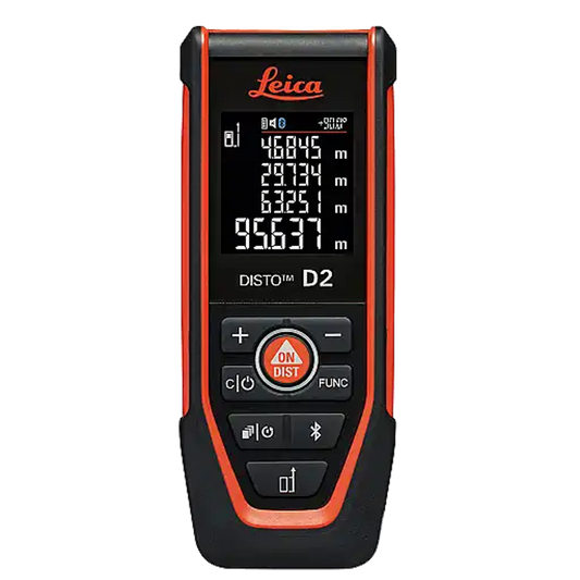 Entfernungsmesser Leica Disto D2-2 | Präziser Laserdistanzmesser für Innenmessungen und professionelles Aufmaß