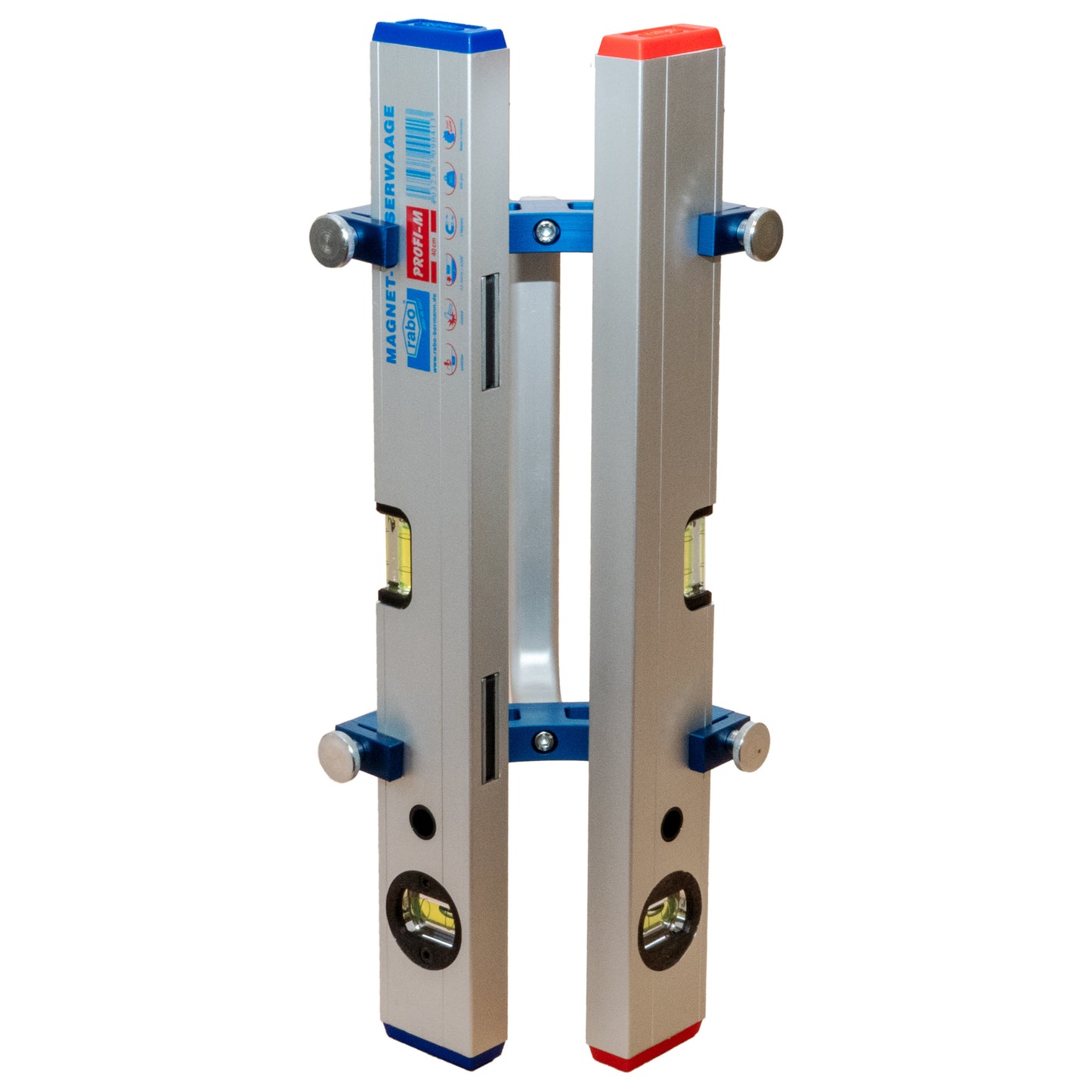 rabo Winkel- und Pfostenadapter für rabo-Wasserwaage "Profi" oder  "Profi-M"