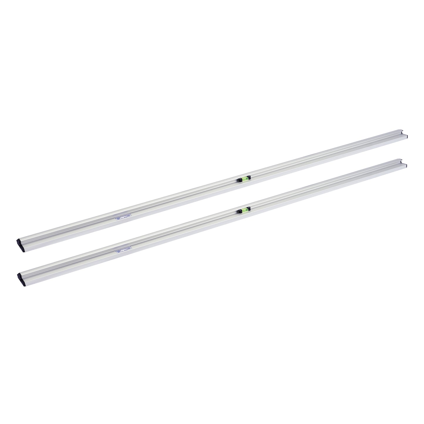 ensemble de rails de base rabo 2 pièces - longueur 300 cm | Évidement de poignée pour une installation optimale | Surface d'appui de 10 cm de large pour une stabilité maximale