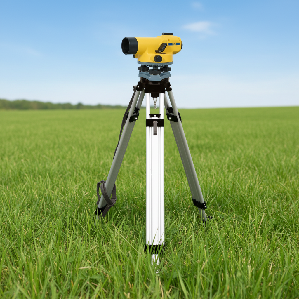 Trépied à tête plate en aluminium ProNivo, environ 0,97-1,60 m, serrage rapide, tête plate