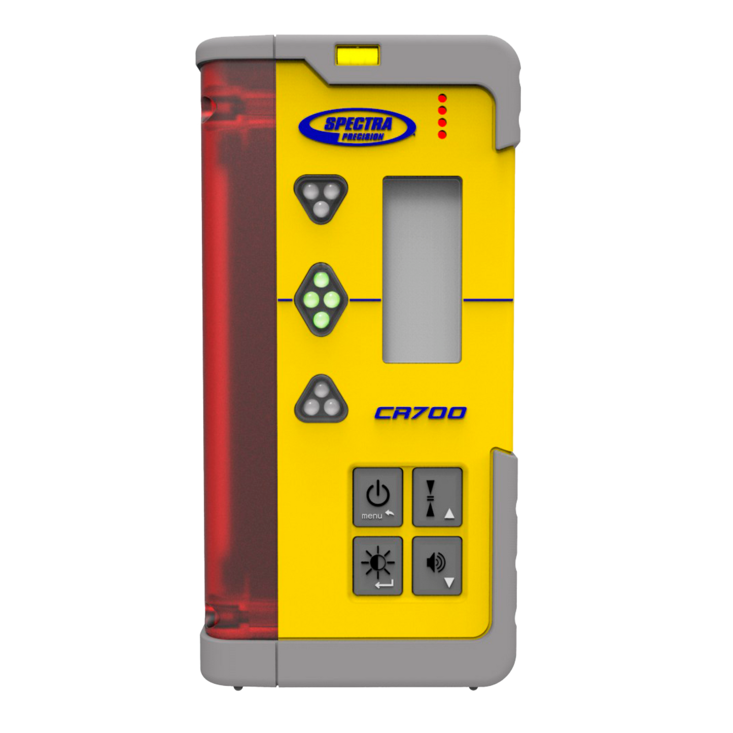 Spectra hand/machine receiver CR700 with retaining clip and magnetic clamp