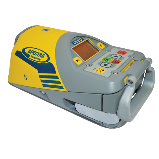 Spectra Kanalbaulaser SpectraPrecision DG613, Reichweite bis 150m, Fluchtungsmodus, inkl. Funk- / IR-Fernbedienung RC803, Zieltafelständer,