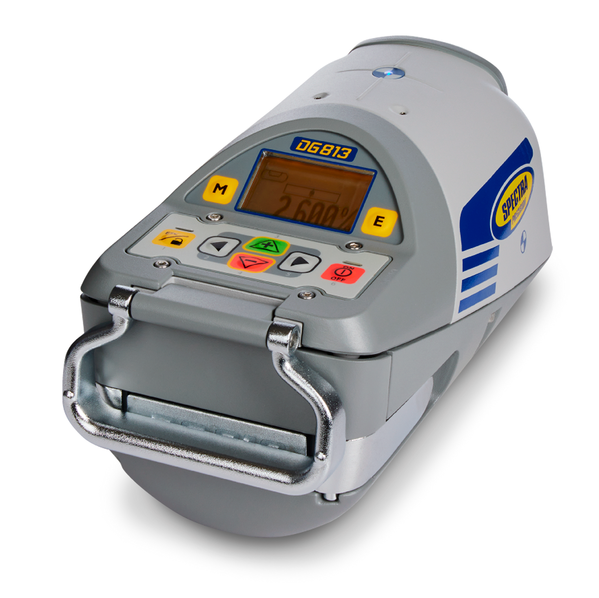 Spectra Kanalbaulaser DG813-LC2 (Laserklasse 2), autom. Fluchtung, inkl. Funkfernbedienung RC803, Transporter ST802 u. Spotfinder SF803