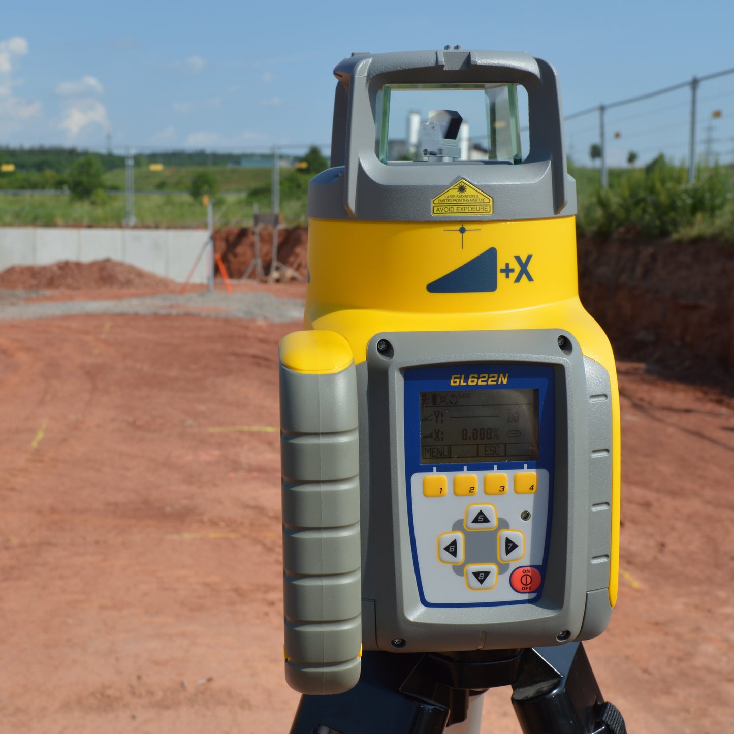 Laser de nivellement à 2 axes entièrement automatique SpectraPrecision GL622N, avec HL760, télécommande radio RC402N