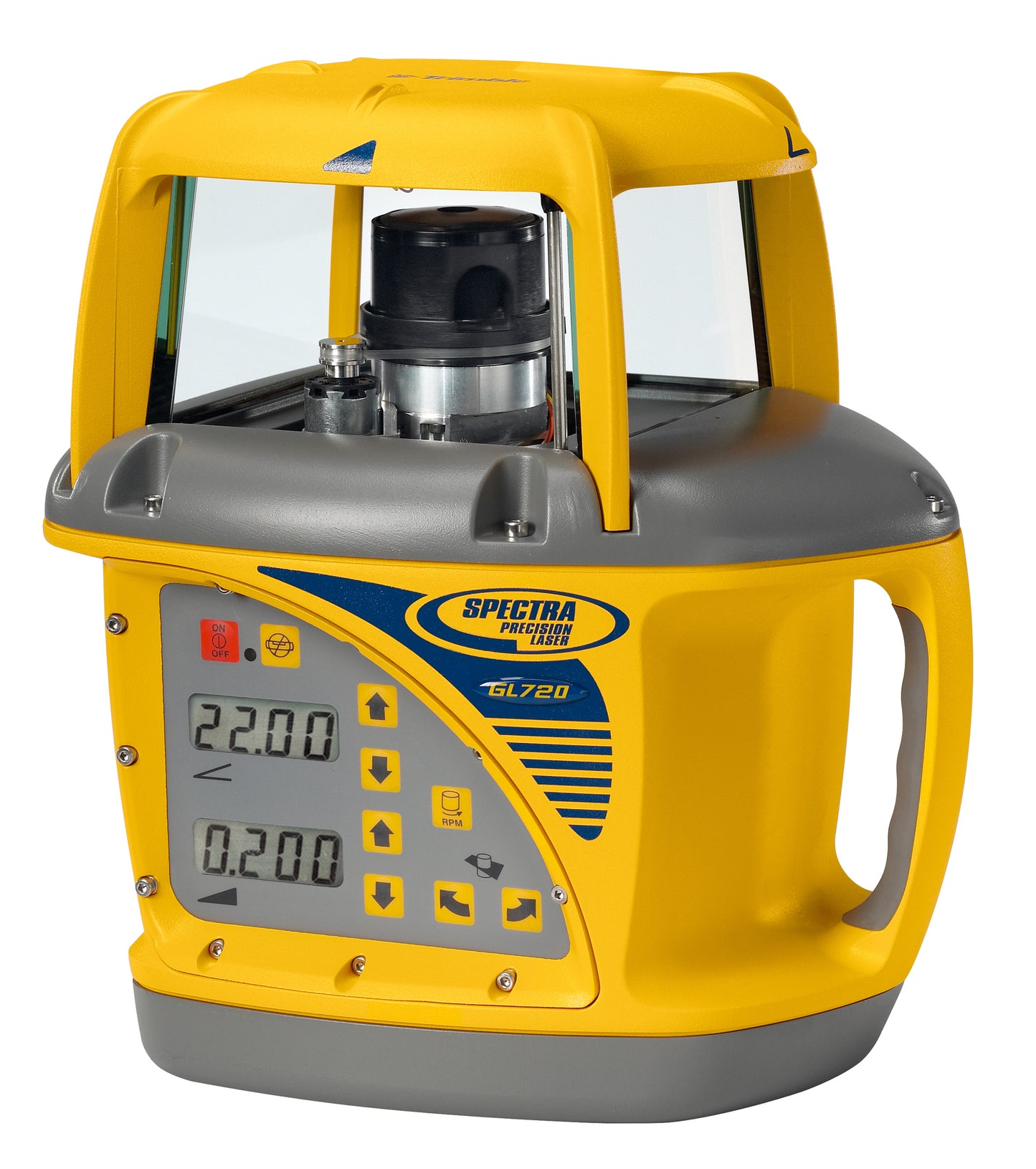Spectra Precision GL722 Zweineigungslaser mit Fernbedienung RC703 – für Erd- und Straßenbau