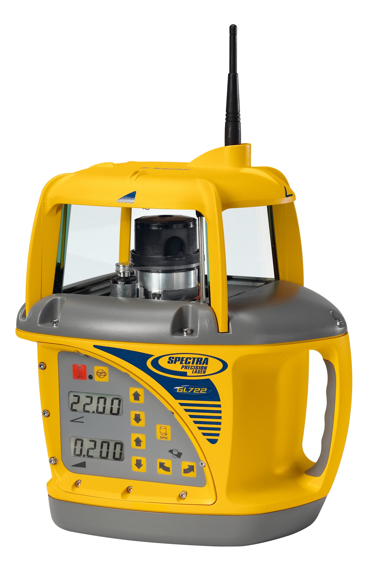Spectra Precision GL722 Zweineigungslaser mit Fernbedienung RC703 – für Erd- und Straßenbau
