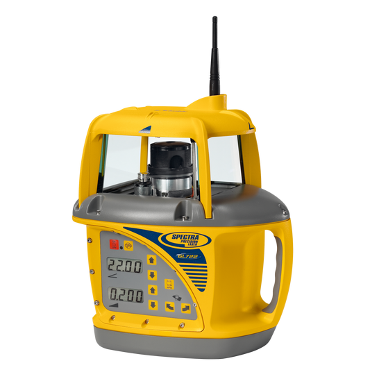 Spectra Precision GL722-BCR Zweineigungslaser mit Fernbedienung RC703 – für Erd- und Straßenbau