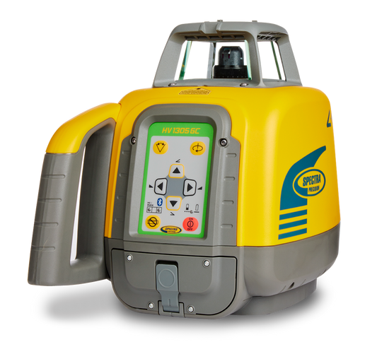 Spectra Rotationslaser HV1305GC (grün), Horizontal-/Vertikallaser mit gut sichtbarem grünem Strahl, NiMH-Akkus und kompaktem Koffer