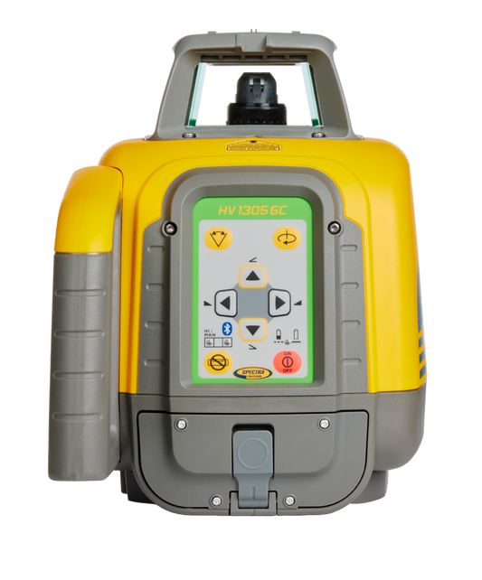 Spectra Rotationslaser HV1305GC (grün, Laserklasse 2) mit NiMH-Akkus und kompaktem Koffer