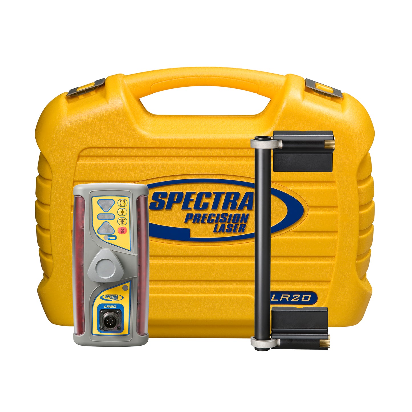 Spectra Maschinenempfänger LR20 mit Lotanzeige 203mm vertikaler Empfangsbereich, inkl. Halterung