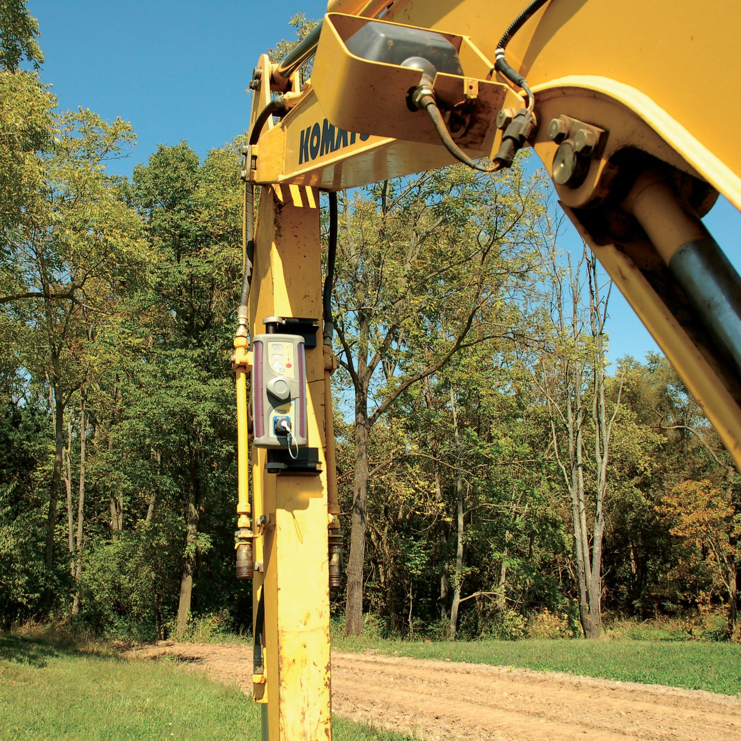 Spectra Maschinenempfänger LR20 mit Lotanzeige 203mm vertikaler Empfangsbereich, inkl. Halterung