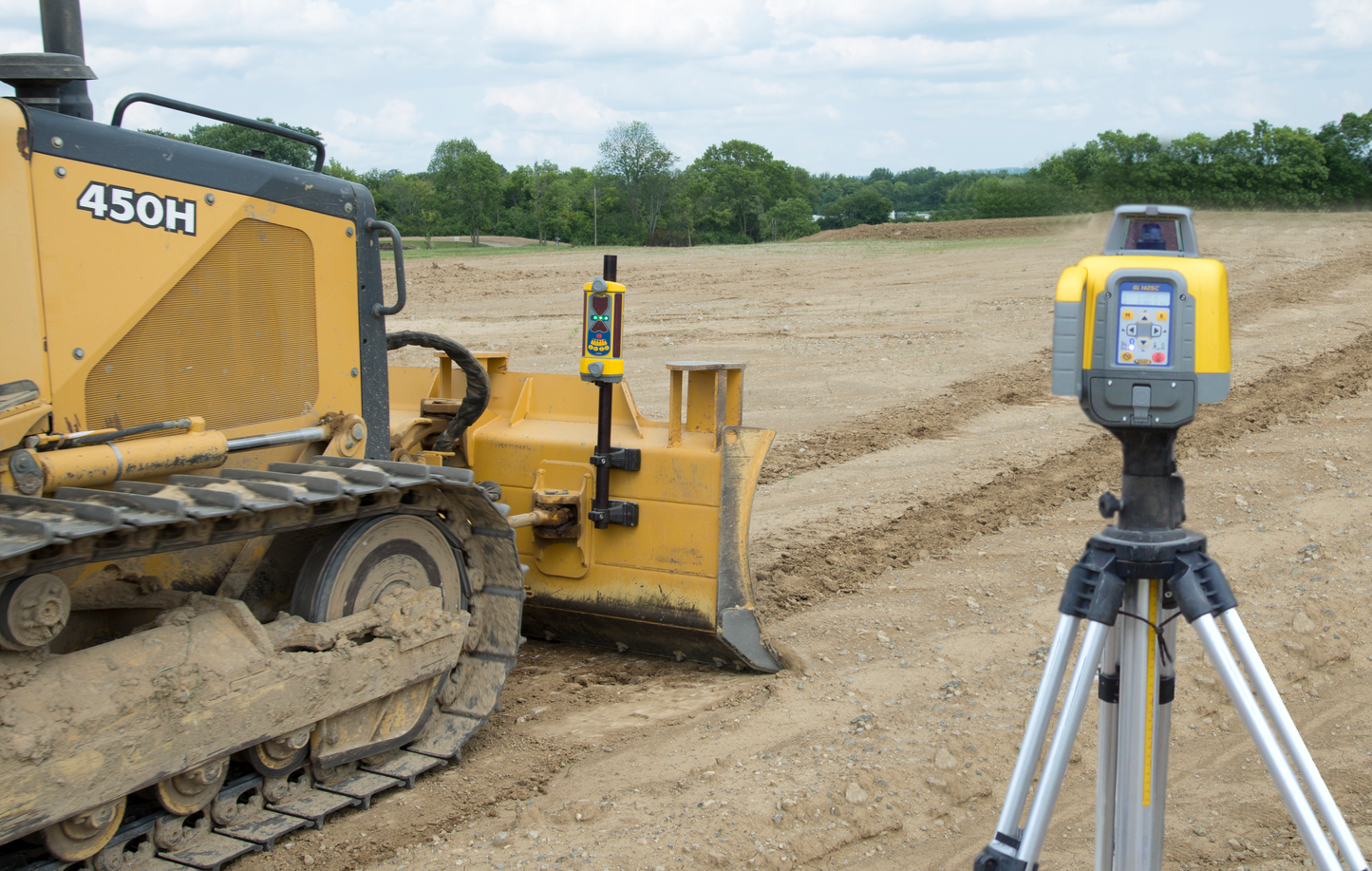 Spectra Maschinenempfänger LR50 / LR50W mit Lot- und Schildneigungsanzeige 170mm vertikaler Empfangsbereich