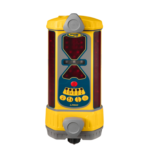 Spectra Maschinenempfänger LR50 / LR50W mit Lot- und Schildneigungsanzeige 170mm vertikaler Empfangsbereich