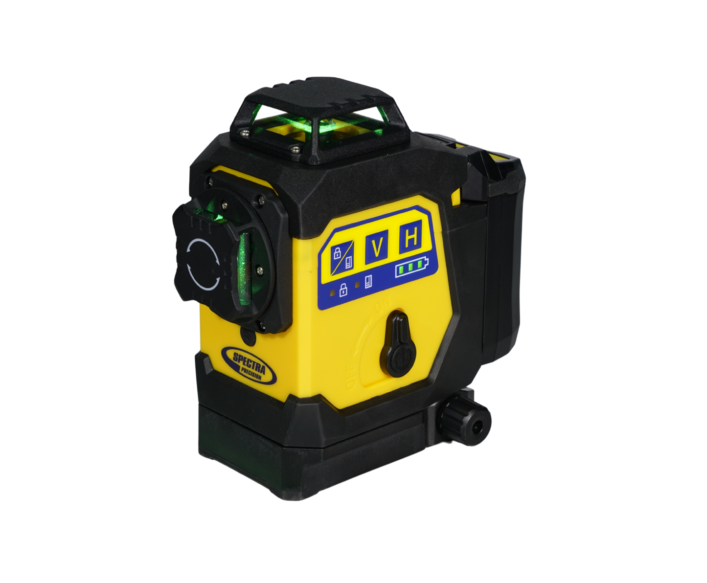 SpectraPrecision selbstnivellierender LT360G, grüner Laserstrahl | jeweils drei 360-Grad-Ebenen