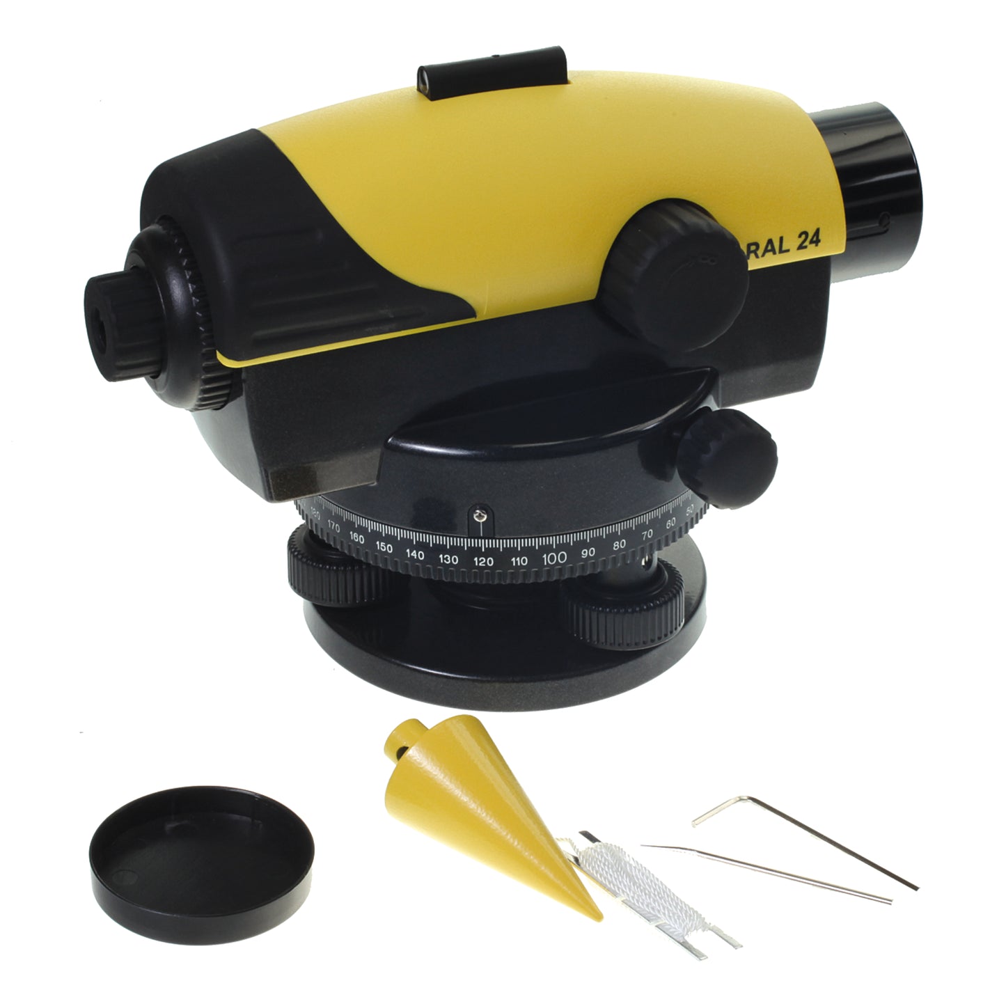 rabo construction leveling device RAL24, with magnetically damped compensator