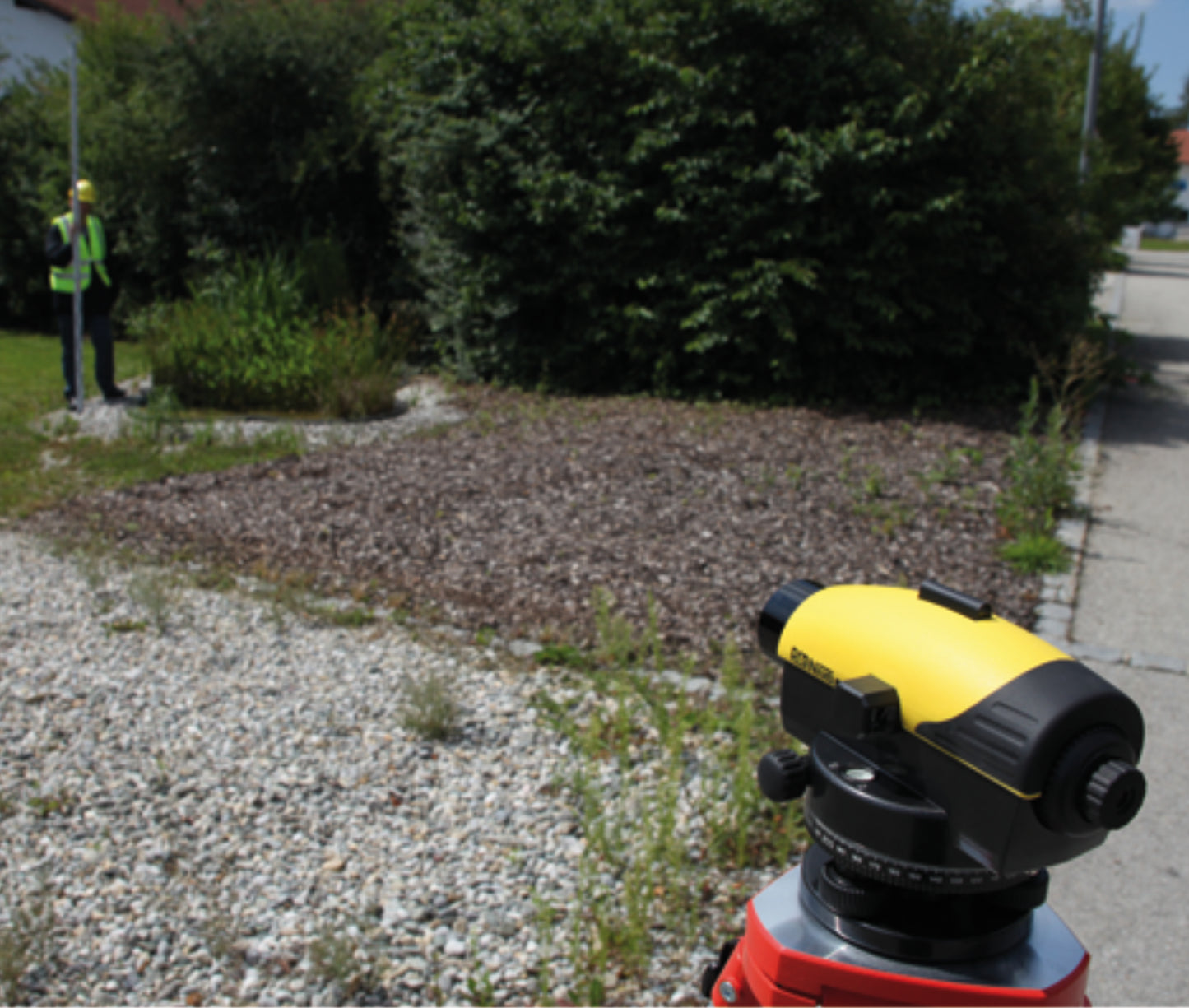 rabo construction leveling device RAL24, with magnetically damped compensator