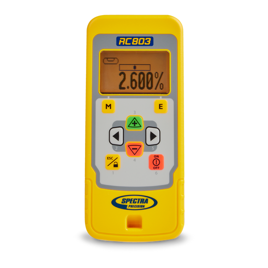Spectra Precision RC803 Fernbedienung für Kanalbaulaser DGx13-Serie