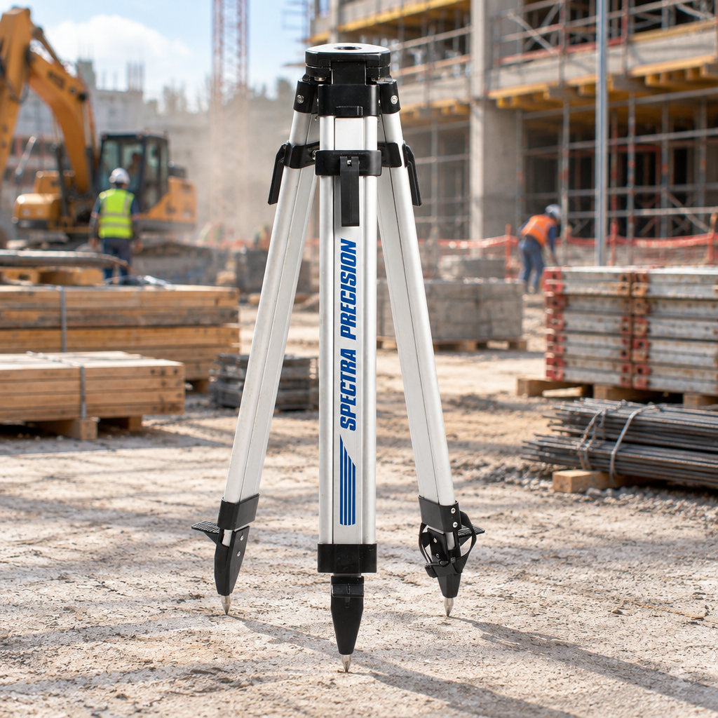 rabo aluminum flat head tripod, approx. 1.07-1.65m, quick clamp, flat head