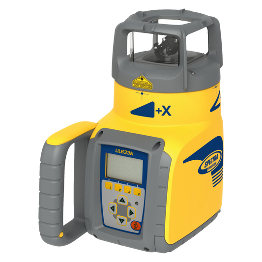 Spectra fully automatic 3-axis grade laser SpectraPrecision UL633N, with 2x HL760, remote control RC603N and spot finder SF601