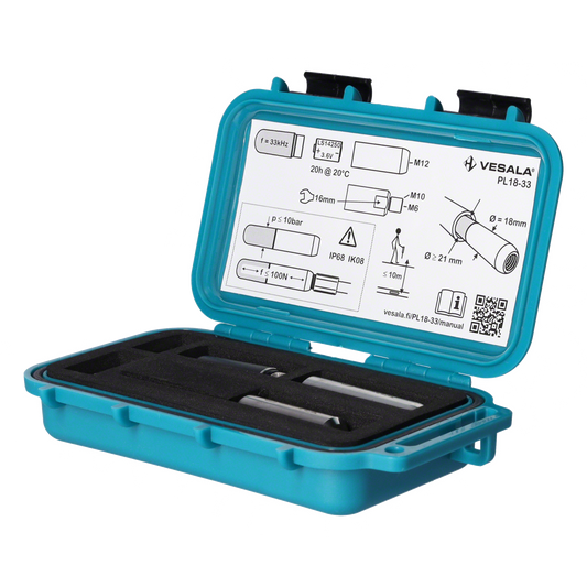 Sonde de localisation Rabo vScan Molch D18 Ø18x85mm, 33kHz pour vScan, vLoc, localisable jusqu'à 10m de profondeur