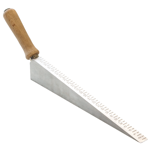 rabo measuring wedge light metal with wooden handle, 0.5-50mm